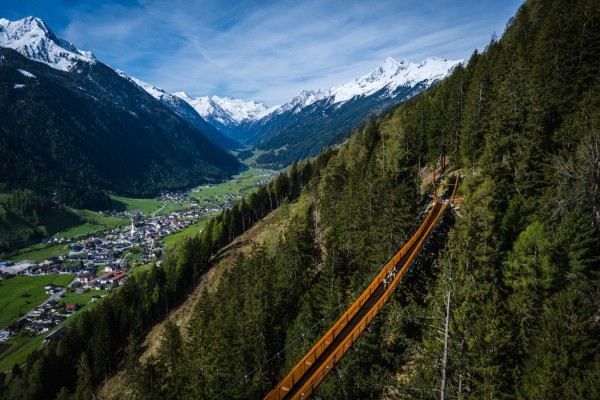 Die Hängebrücke im Stubaital – Mutprobe mit Aussicht