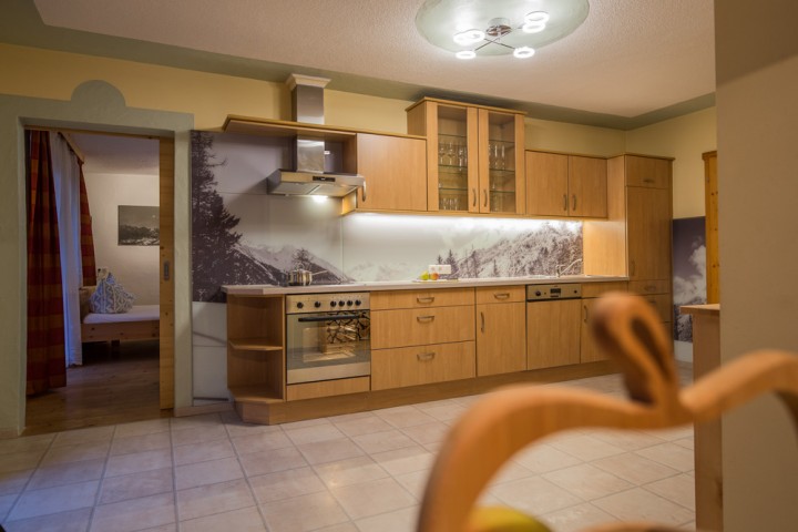 Morgentau Vacation apartment in the Stubai Valley, Tyrol - Modern equipped kitchen
